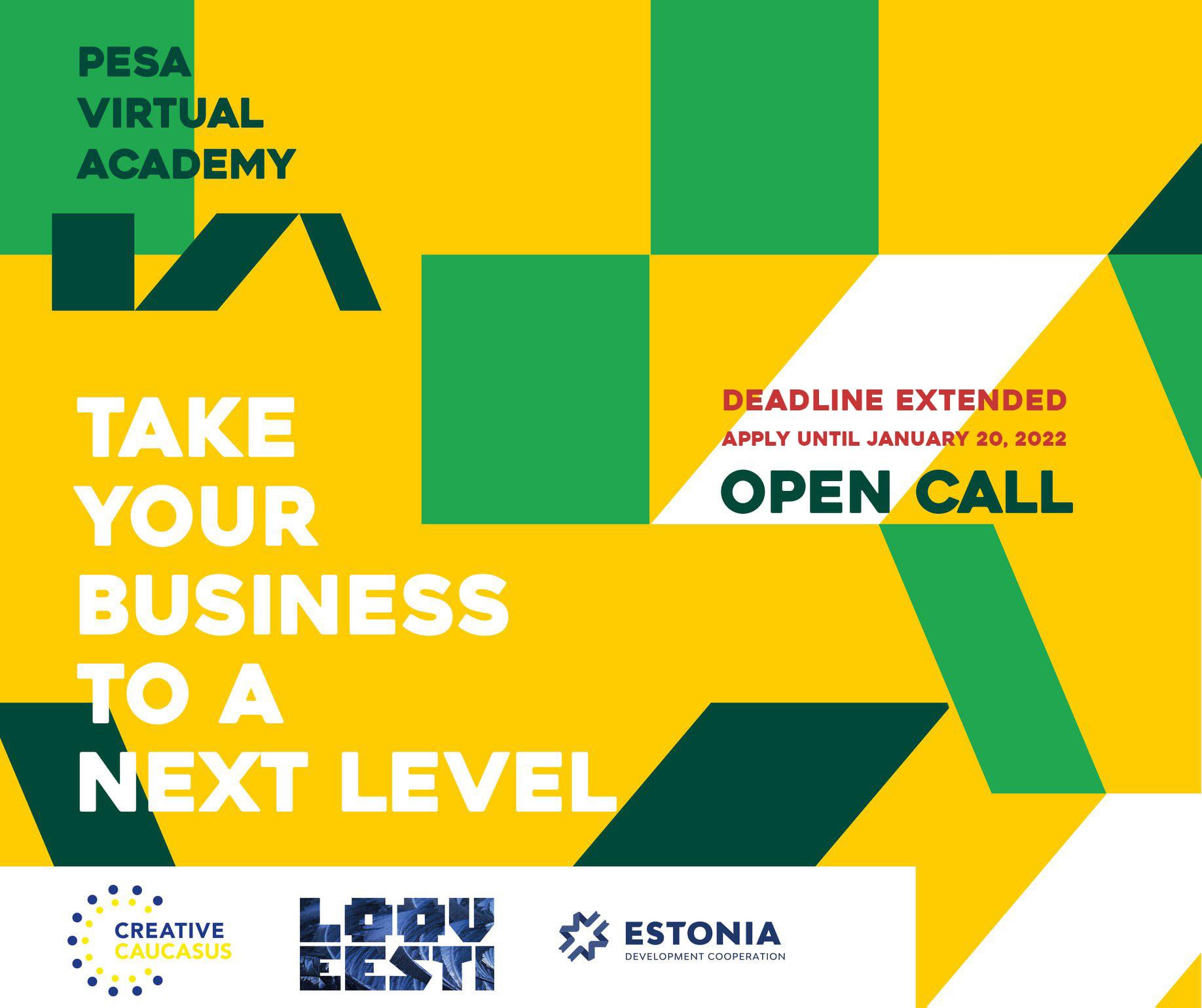 Creative Estonia I Estonian Startup Accelerator PESA I Introductory Session I 25-26 January, 2022